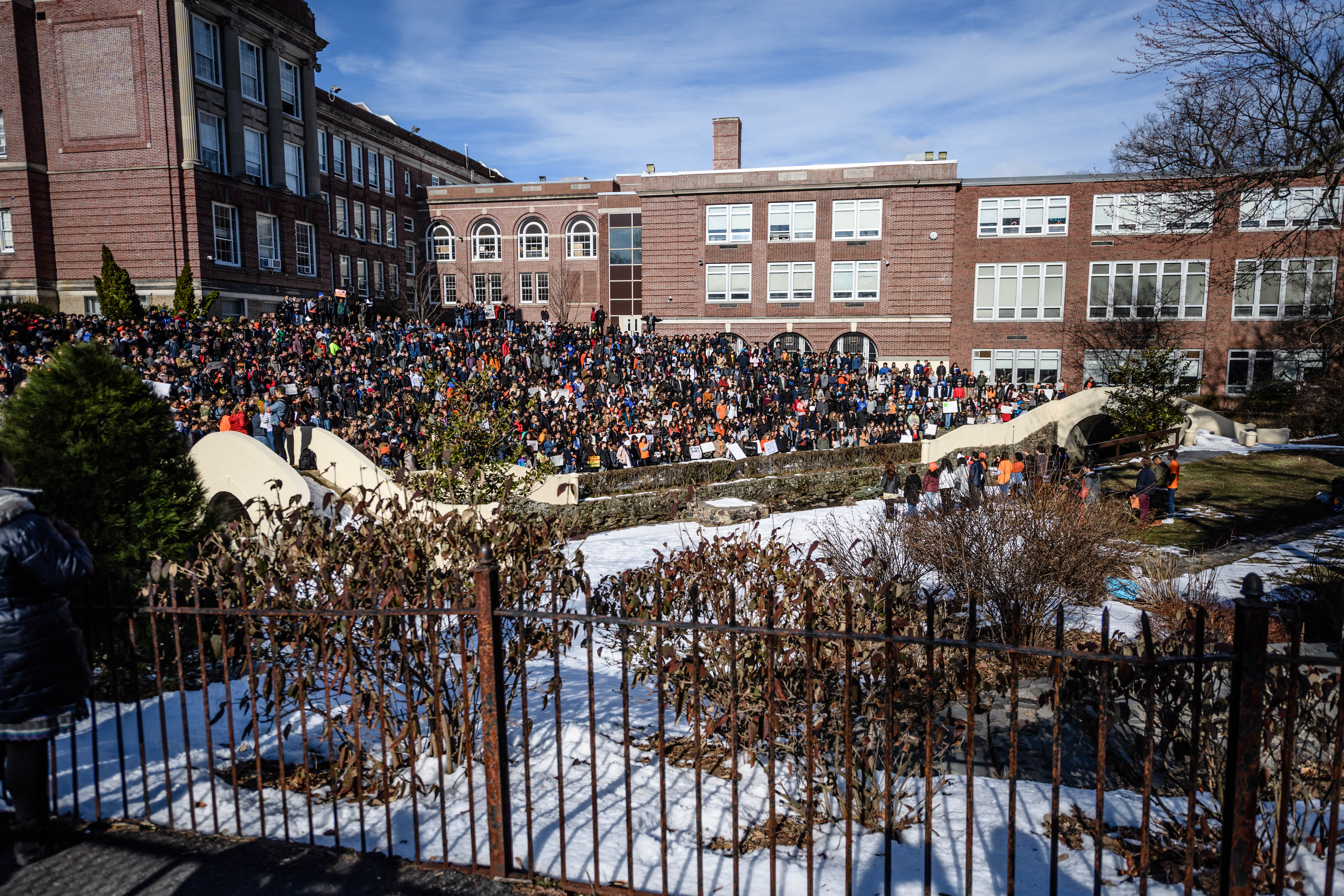 Montclair students walk out, demand gun reforms
